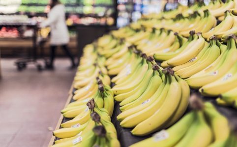 Bananen im Supermarkt