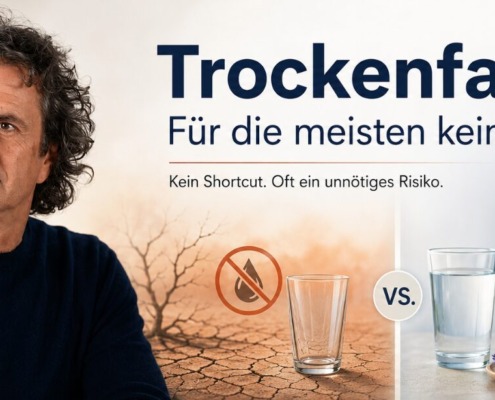 René Gräber erklärt, warum Trockenfasten für die meisten Menschen keine gute Idee ist