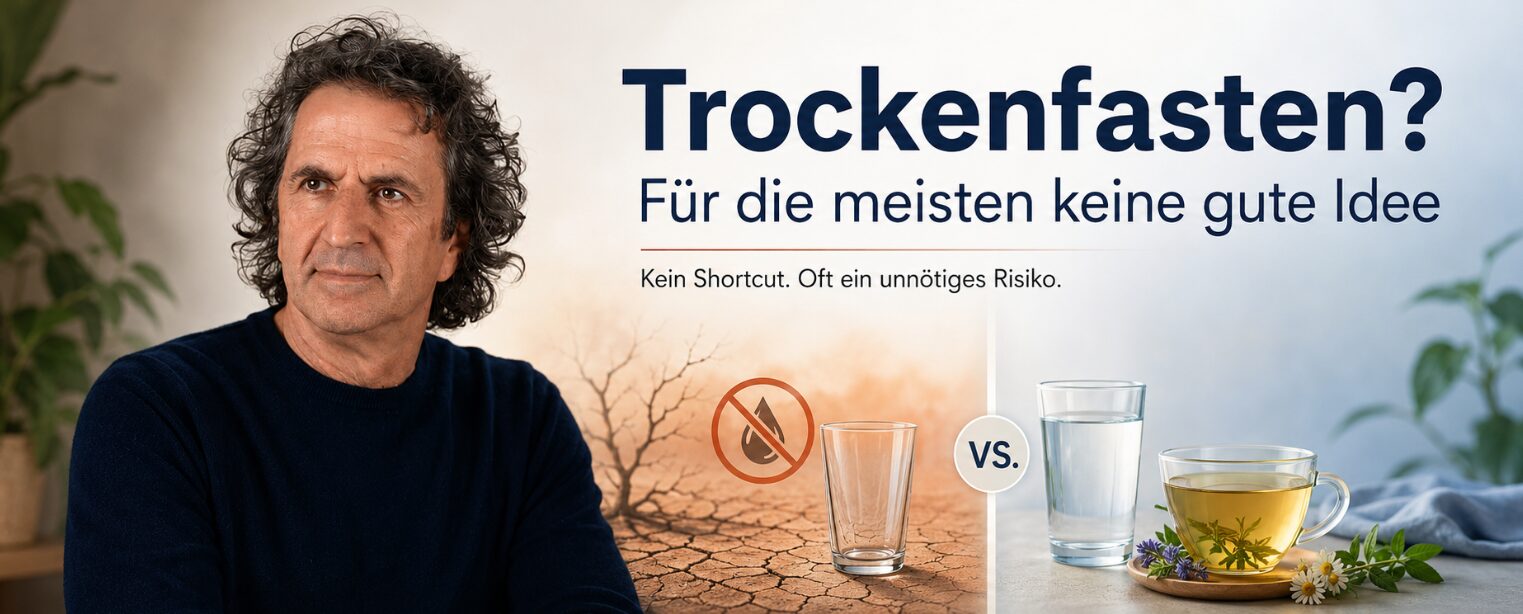 René Gräber erklärt, warum Trockenfasten für die meisten Menschen keine gute Idee ist