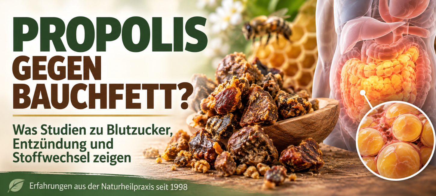 Propolis gegen Bauchfett – mögliche Wirkungen auf Blutzucker, Entzündungen und Stoffwechsel