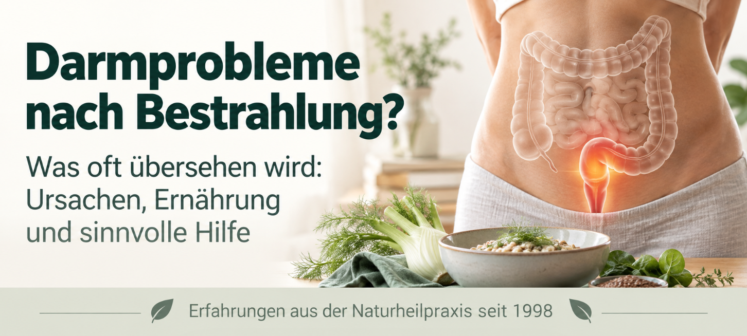 Darmprobleme nach Bestrahlung – Strahlenkolitis und Strahlenproktitis mit möglichen Ursachen, Ernährung und Behandlungsansätzen