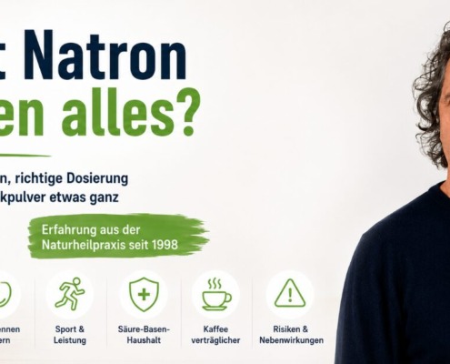 Beitragsbild zu Natron: René Gräber erklärt Wirkung, Dosierung, Risiken und Unterschied zu Backpulver