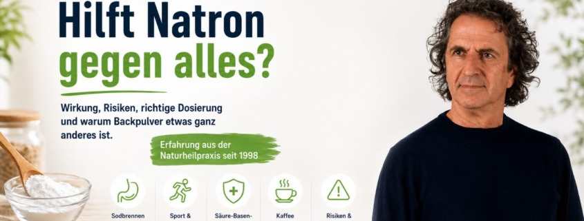 Beitragsbild zu Natron: René Gräber erklärt Wirkung, Dosierung, Risiken und Unterschied zu Backpulver